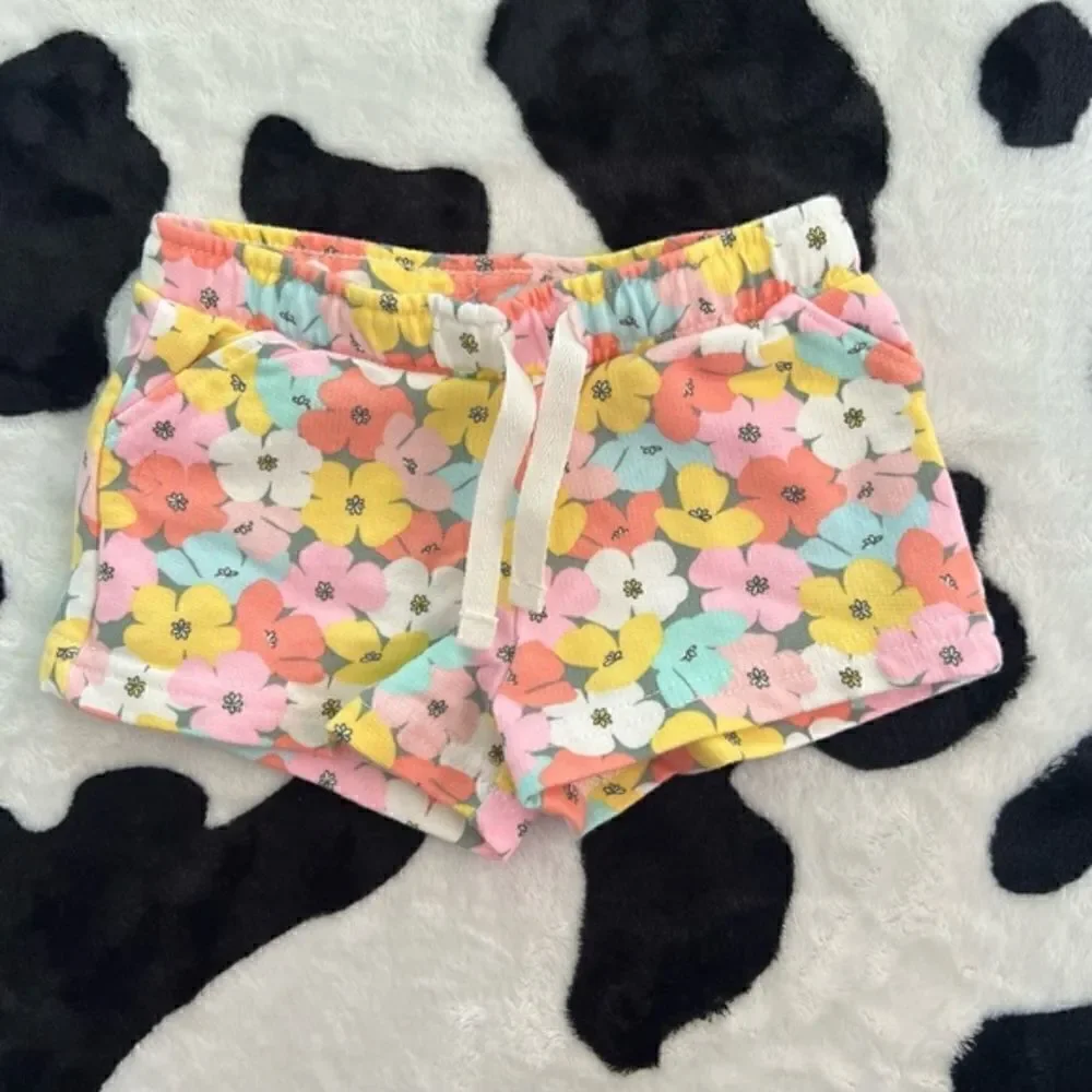 Carter's‎ Baby Floral Pull-On Shorts and Carter's Baby Pull- On Shorts Bundle